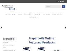 Tablet Screenshot of hypercoilonline.com